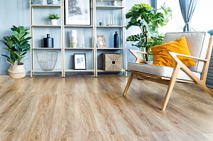 кварц-виниловая плитка ДУБ РЫЖИЙ ламинат