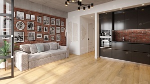 плитка SPC ламинат Дуб медовый ABA