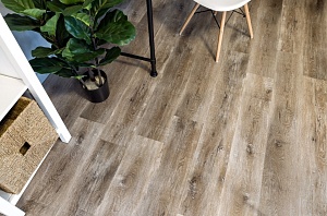 кварц-виниловая плитка ДУБ МЕДОВЫЙ ламинат