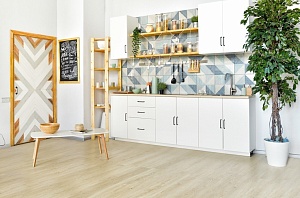 кварц-виниловая плитка Секвойя Медовая ламинат